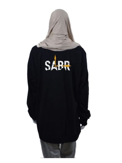 Sabr Time Drop Shoulder Women Long Sleeve T Shirt
