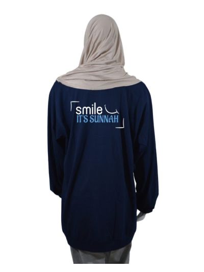 Smile its Sunnah Drop Shoulder Women Long Sleeve T Shirt