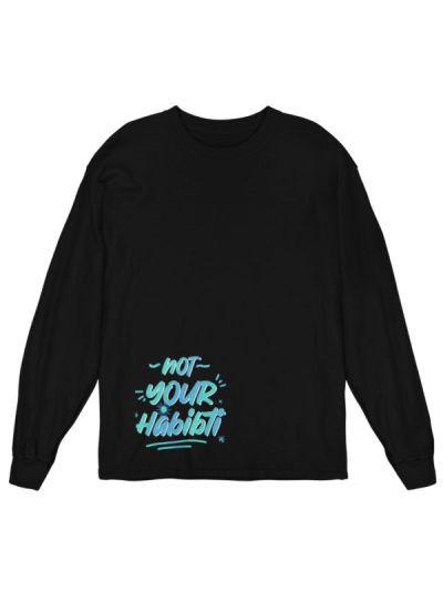 Not Your Habibti Drop Shoulder Women Long Sleeve T Shirt