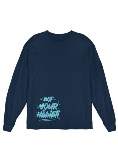 Not Your Habibti Drop Shoulder Women Long Sleeve T Shirt