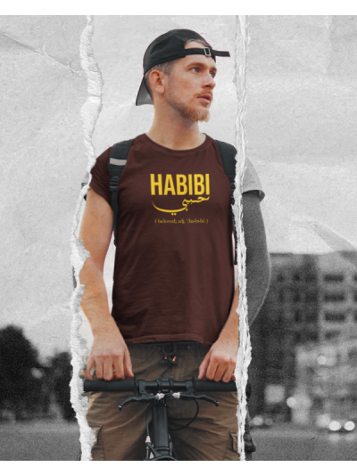 Habibi Round Neck Half Sleeve T-Shirt