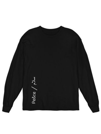Salam Peace Drop Shoulder Women Long Sleeve T Shirt