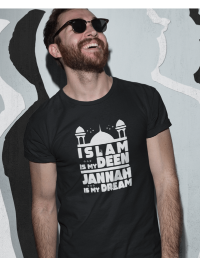 Islam My Deen Round Neck Half Sleeve T-Shirt