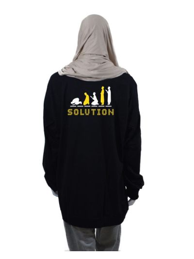Salah Solution Drop Shoulder Long Full Sleeve T Shirt