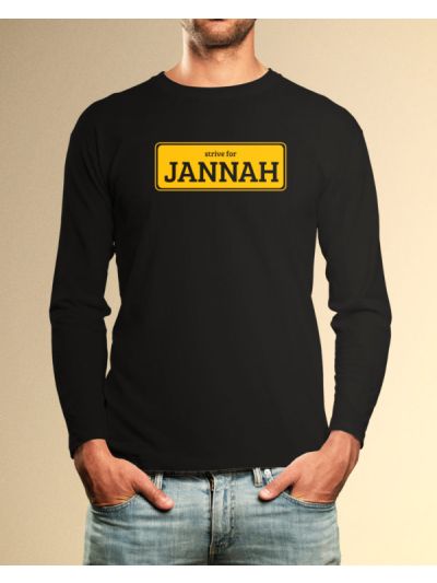 Strive For Jannah Full Sleeve T-Shirt