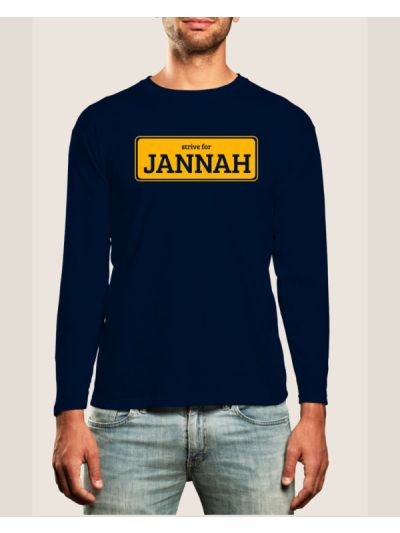 Strive For Jannah Full Sleeve T-Shirt