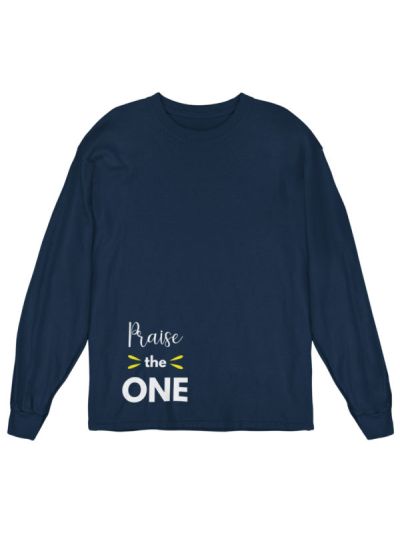Praise the One Drop Shoulder Women Long Sleeve T Shirt