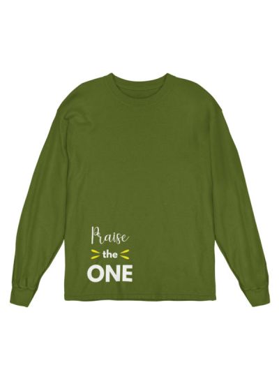 Praise the One Drop Shoulder Women Long Sleeve T Shirt