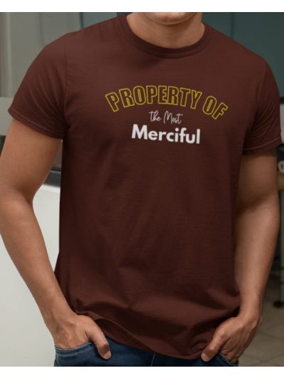 Property of Merciful Round Neck Half Sleeve T-Shirt