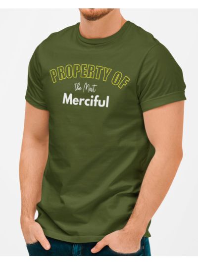 Property of Merciful Round Neck Half Sleeve T-Shirt