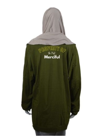 Property of Merciful Drop Shoulder Long Full Sleeve T Shirt