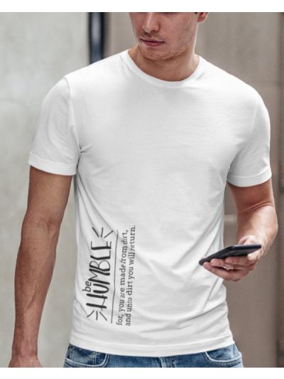 Be Humble Round Neck Half Sleeve T-Shirt