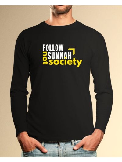 Follow Sunnah Full Sleeve T-Shirt