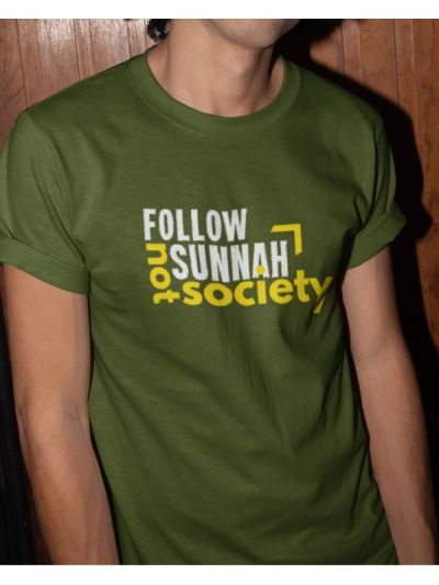 Follow Sunnah Round Neck Half Sleeve T-Shirt