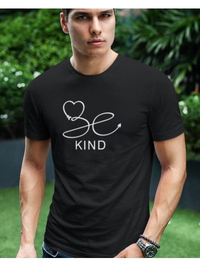Be Kind Round Neck Half Sleeve T-Shirt