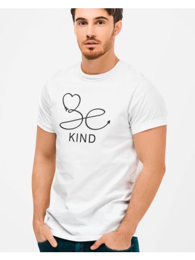Be Kind Round Neck Half Sleeve T-Shirt