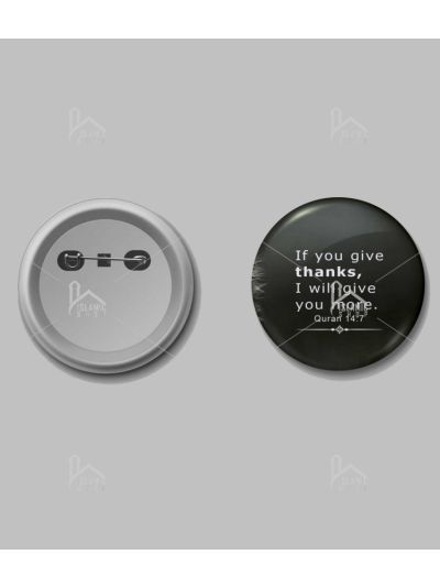 Thankfull Button Badge