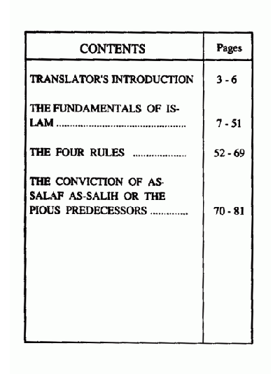 The Fundamentals of Islam – (English)