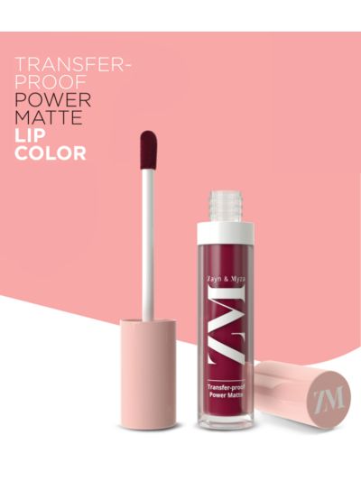 Toasted Berry - Transfer-Proof Power Matte Lip Color, Halal compliant (6 ml)