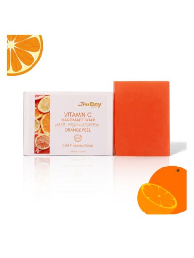 Vitamin C Handmade Soap - Handmade,100% Vegan & Paraben Free (100 gms)