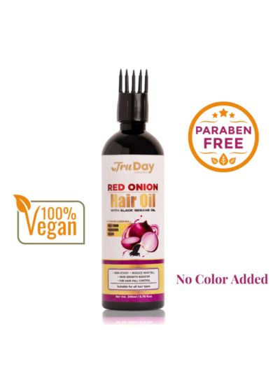 Organic Red Onion Hair oil with Black Sesame oil (200 ml)