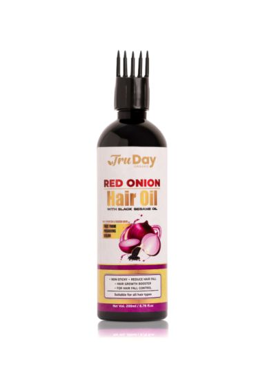 Organic Red Onion Hair oil with Black Sesame oil (200 ml)