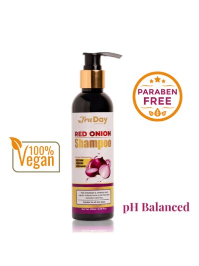 Organic Red Onion Shampoo for Hair Growth & Hair Fall Control (200 ml)