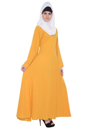 Ruba Umbrella Cut Abaya with Kimono Sleeves