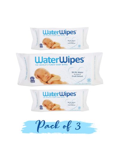 Water Wipes - Pack of 3