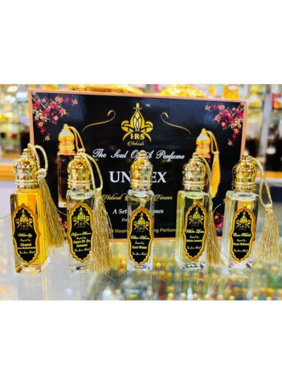 IRS Attar Set of 5 Gift Pack (Unisex 50 ml)