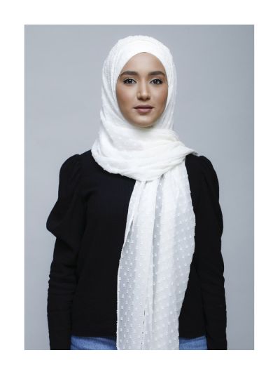Vanilla Mosaic Butti Chiffon