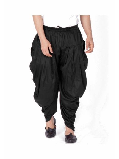 Men Cotton Silk Cowl Design Patiala Style Dhoti Pant