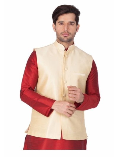 Men Cotton Blend Modi Nehru Jacket