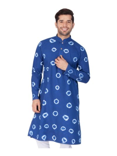Men Multi Color Cotton Kurta