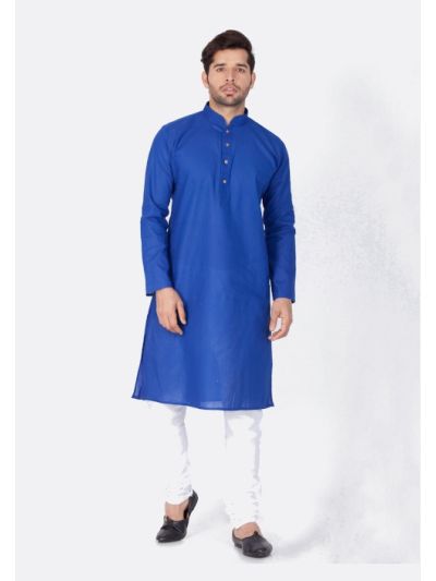 Men Black Linen Kurta and Pyjama Set