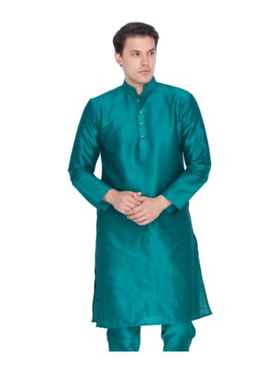Men Multi Colors Cotton Silk Only Kurta