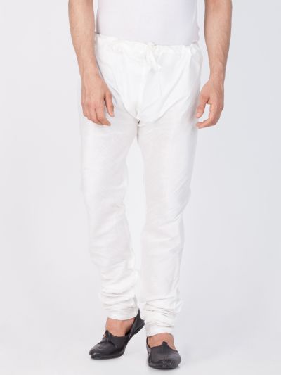 Men Cotton Silk Churidar Pyjama