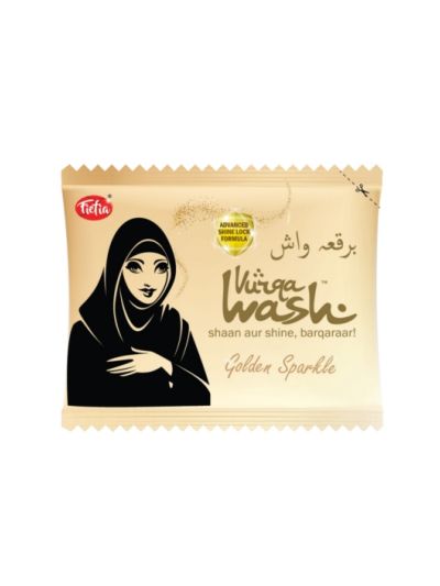 Vurqa Wash Liquid Wash (Golden Sparkle - 150 ml) - Pack of 10 Sachets