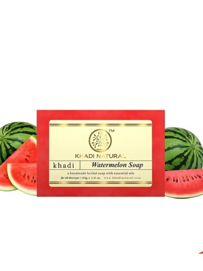 Khadi Natural Watermelon Soap Handmade-125g(Pack Of 2)