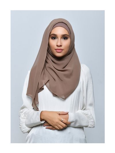 Wet Sand Crepe Chiffon