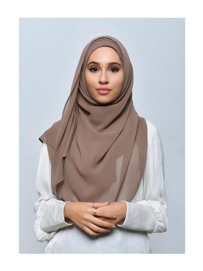 Wet Sand Crepe Chiffon