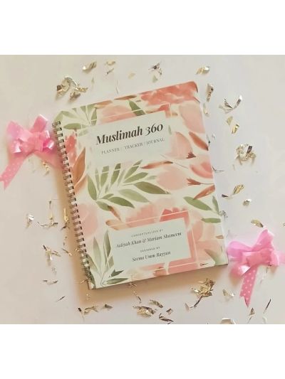 Muslimah 360 - Planner,Tracker Cum Journal+ Bookmark Free