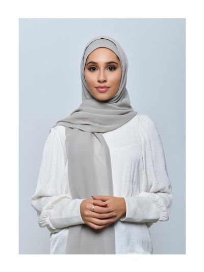 White Sand Crepe Chiffon