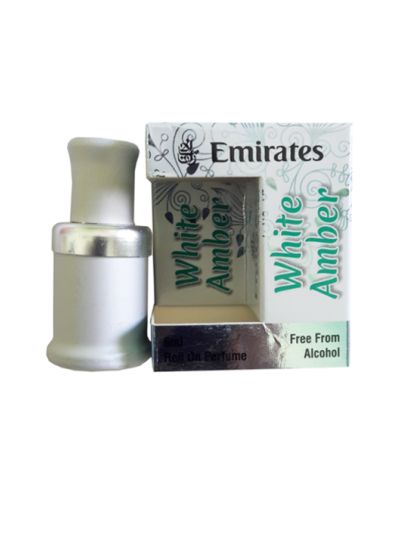 Emirates White Amber Attar | Soft Amber, Powdery, Musky | 6ml