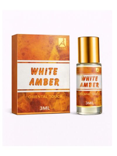 Astin White Amber Attar | Light, Amber, Graceful | 3ml