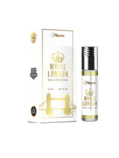 Meena White London Attar - 8ML (Silver Series)