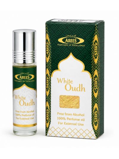 Arees White Oudh Attar | Woody, Warm, Oriental (8 ml & 10 ml)