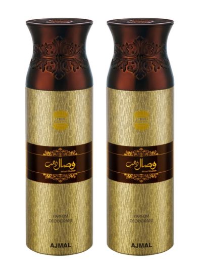 Ajmal  Wisal Dhahab & Wisal Dhahab Deodorants Men & Women pack of 2