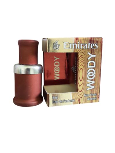 Emirates Woody Attar | Dry Woods, Warm, Musky | 6ml