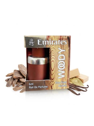 Emirates Woody Attar | Dry Woods, Warm, Musky | 6ml